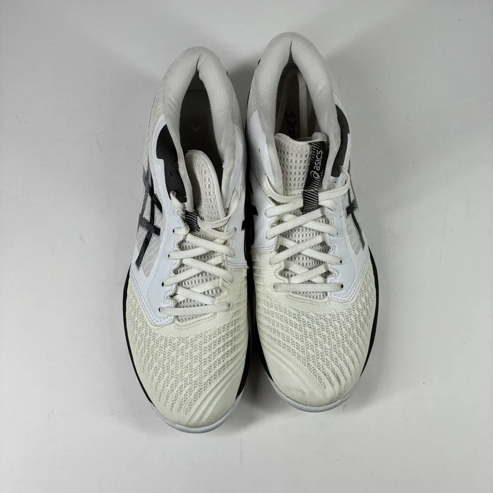 ASICS Netburner Ballistic FF MT 3 Mens 10.5 White/Black Volleyball Shoe 1051A074